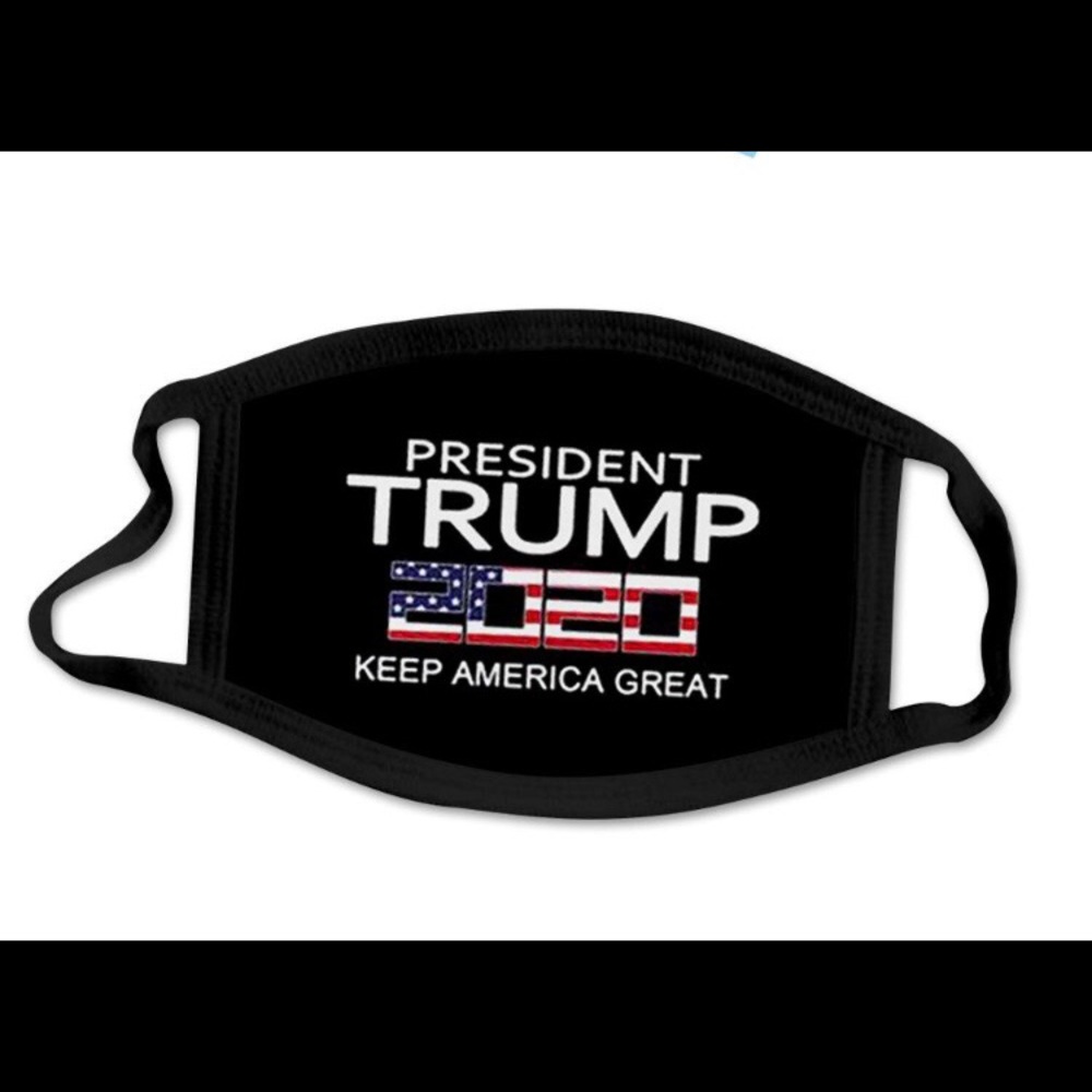 New face mask Trump keep America great 2020 black